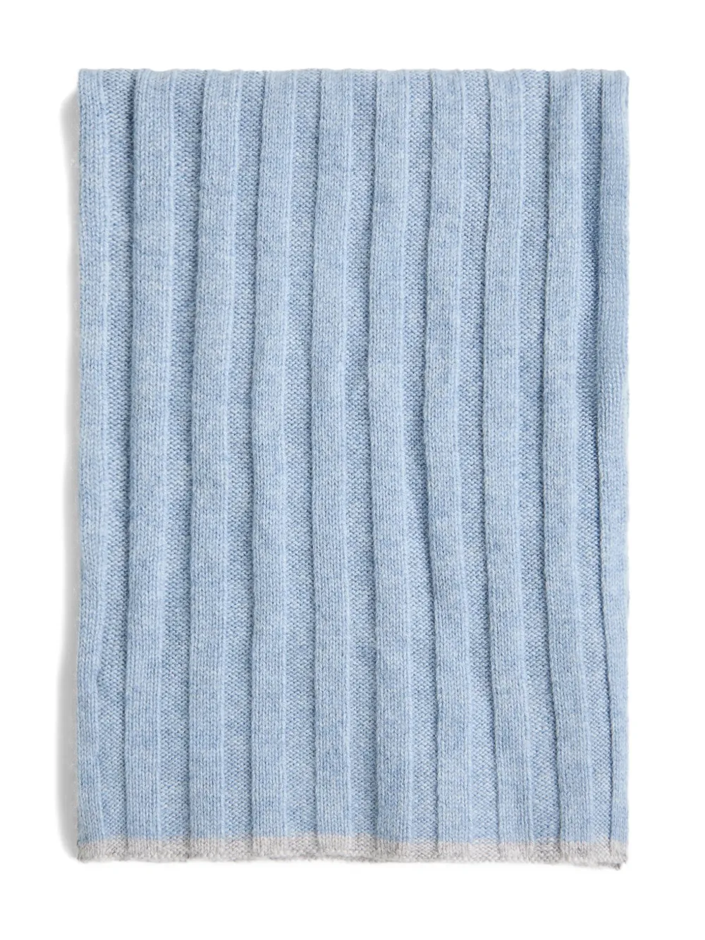 

Трикотажный шарф Brunello Cucinelli Kids, синий