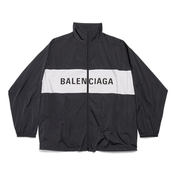 

Куртка zip-up jacket 'black' Balenciaga, черный