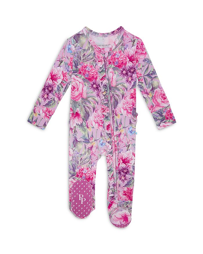 

Футболка Ellery Ruffled Footie для девочек - Baby Posh Peanut, фиолетовый