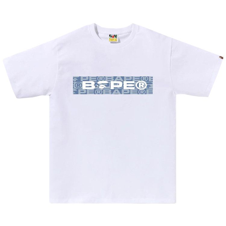 

Футболка BAPE Lux Sport Pattern Box Logo Tee, White