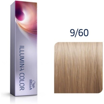 Перманентная краска для волос Illumina Color 9/60 Очень светло-фиолетовый натуральный блондин 60 мл, Wella — фото 2