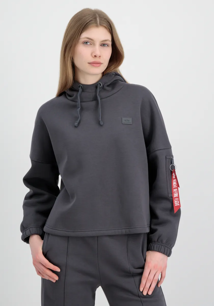 

Толстовка Alpha Industries "Женщины Alpha Industries - Толстовки X-Fit Label OS Hoody Wmn", серый