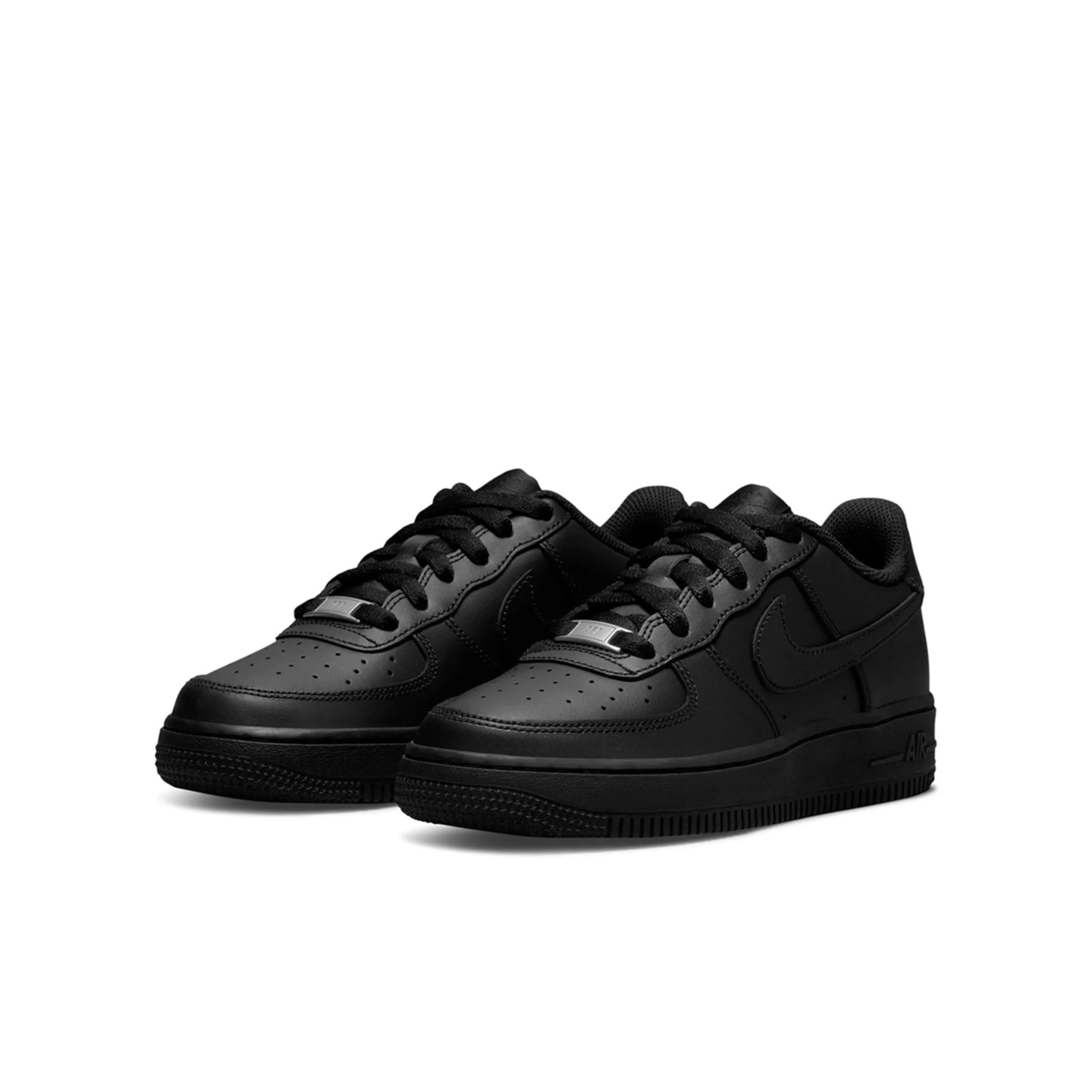 Детские повседневные кеды AIR FORCE 1 LE (GS) Nike, черный — фото 2
