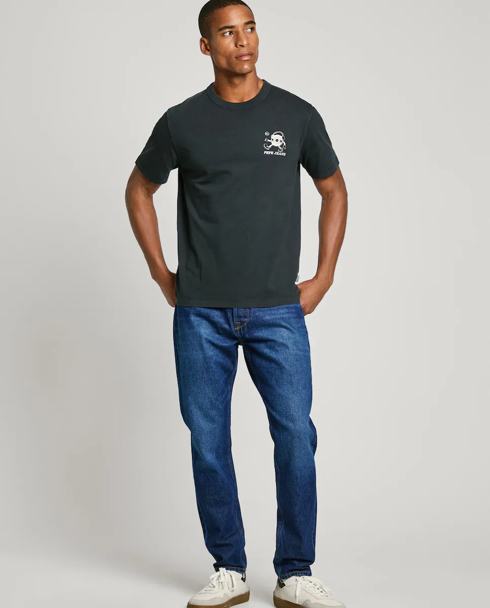 

Мужские джинсы Callen облегающего прилегания с эффектом потертости Pepe Jeans, синий