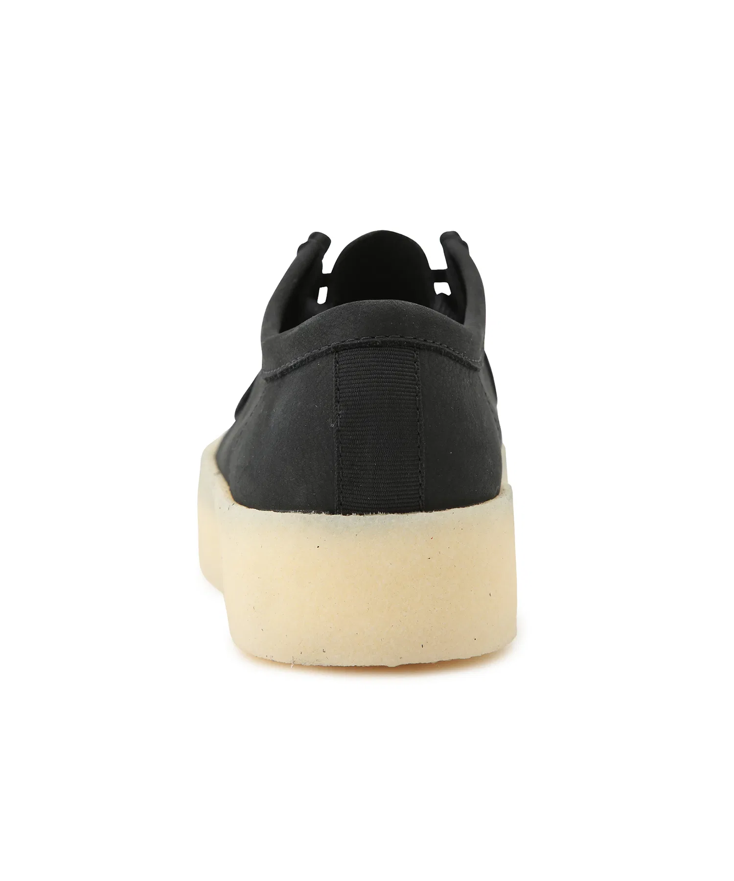 Мужские мокасины Clarks Wallabee Cup чёрные — фото 3