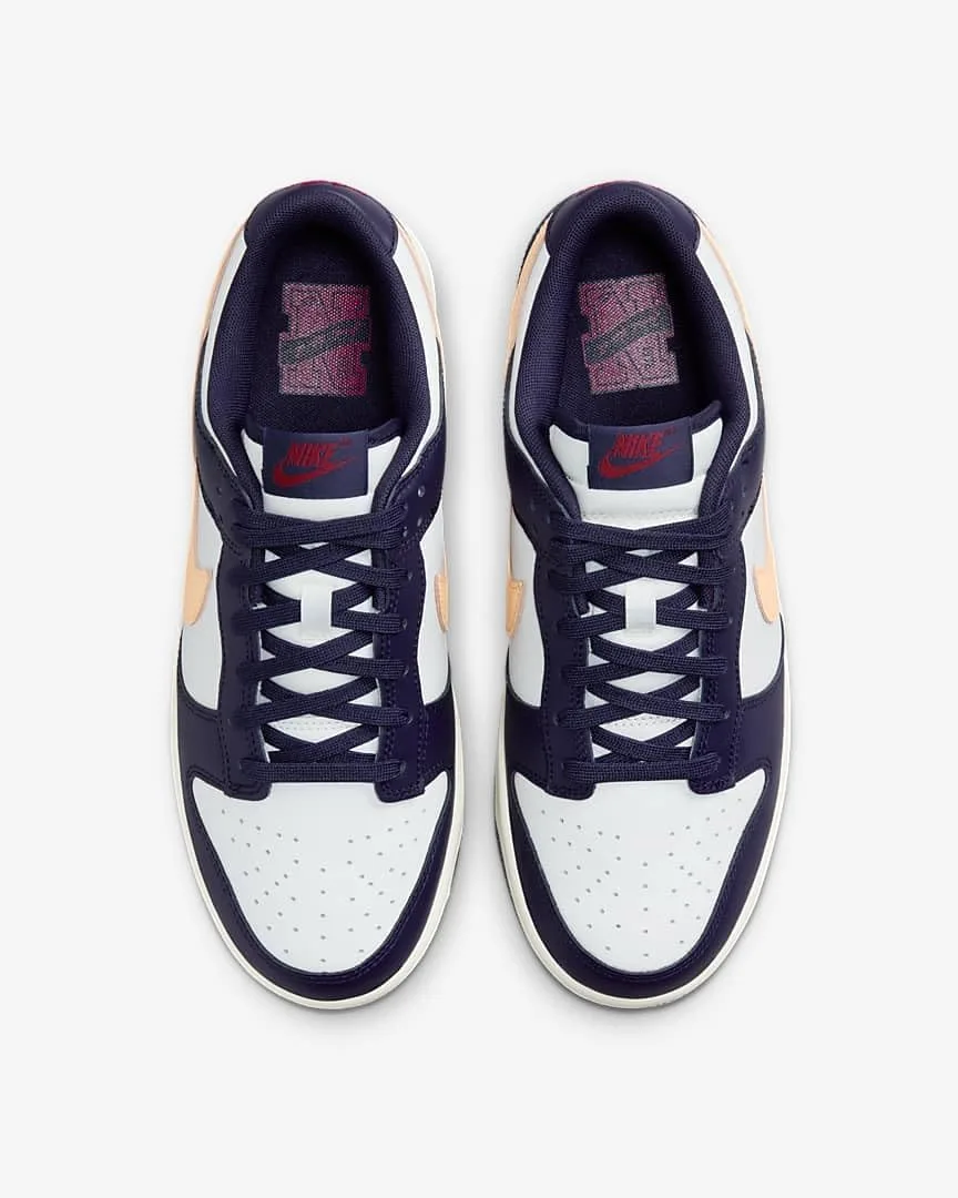 Мужские кроссовки Nike Dunk Low Retro (FV8106-181, Sail/Coconut Milk/Purple Ink/Melon Tint), фиолетовый — фото 4