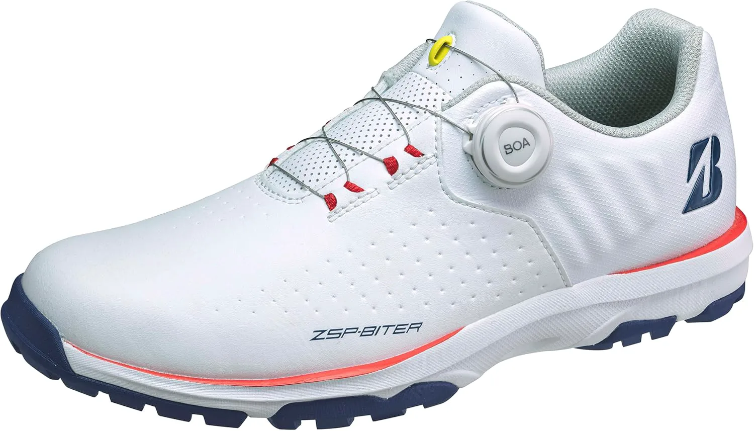 Мужские гольф-кроссовки Bridgestone средней высоты Bridgestone Golf, белый/оранжевый