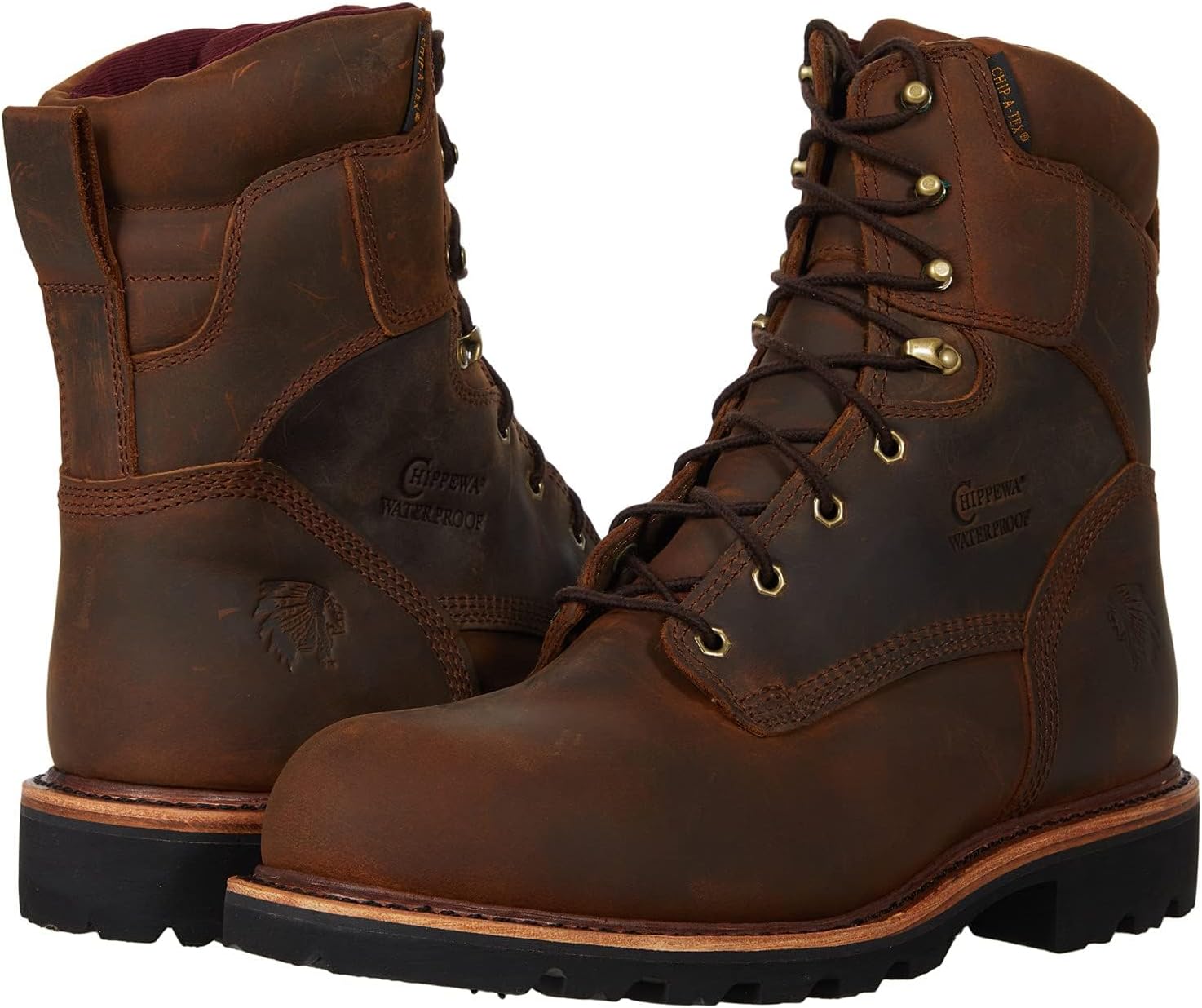 

Водонепроницаемые утепленные ботинки с стальным носком Chippewa Super DNA-8, Bay Apache