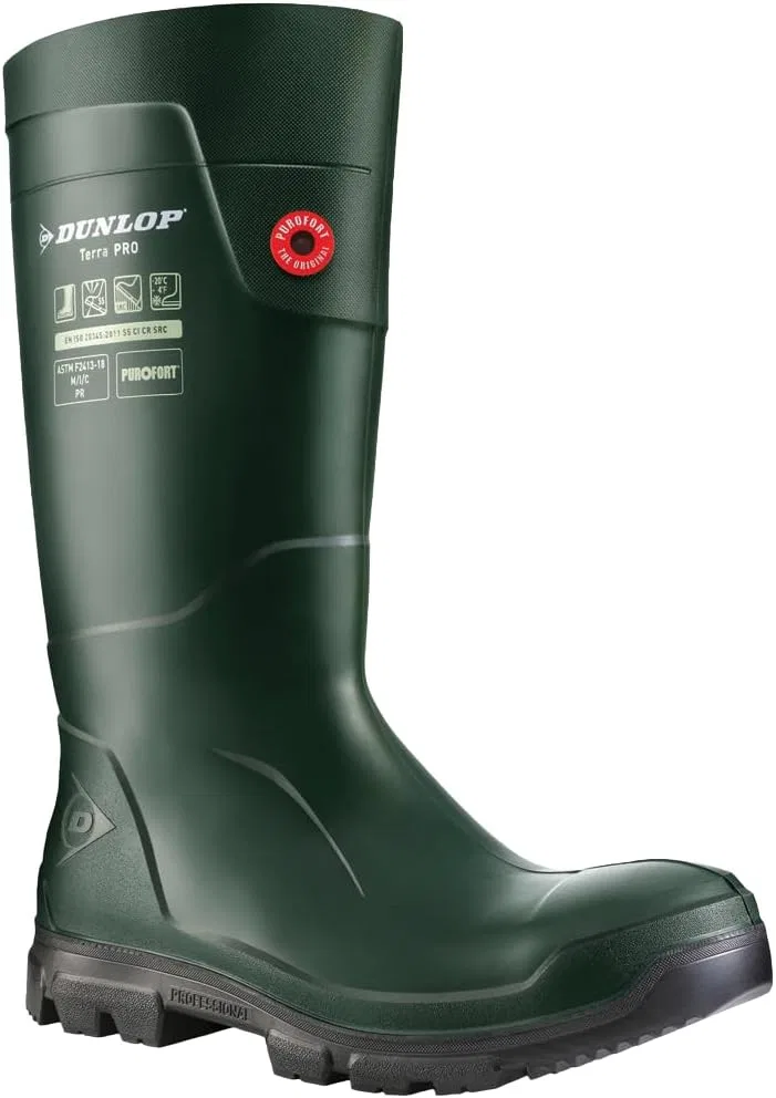 Ботинки Dunlop LJ2KL01 Purofort, Green Black — фото 4
