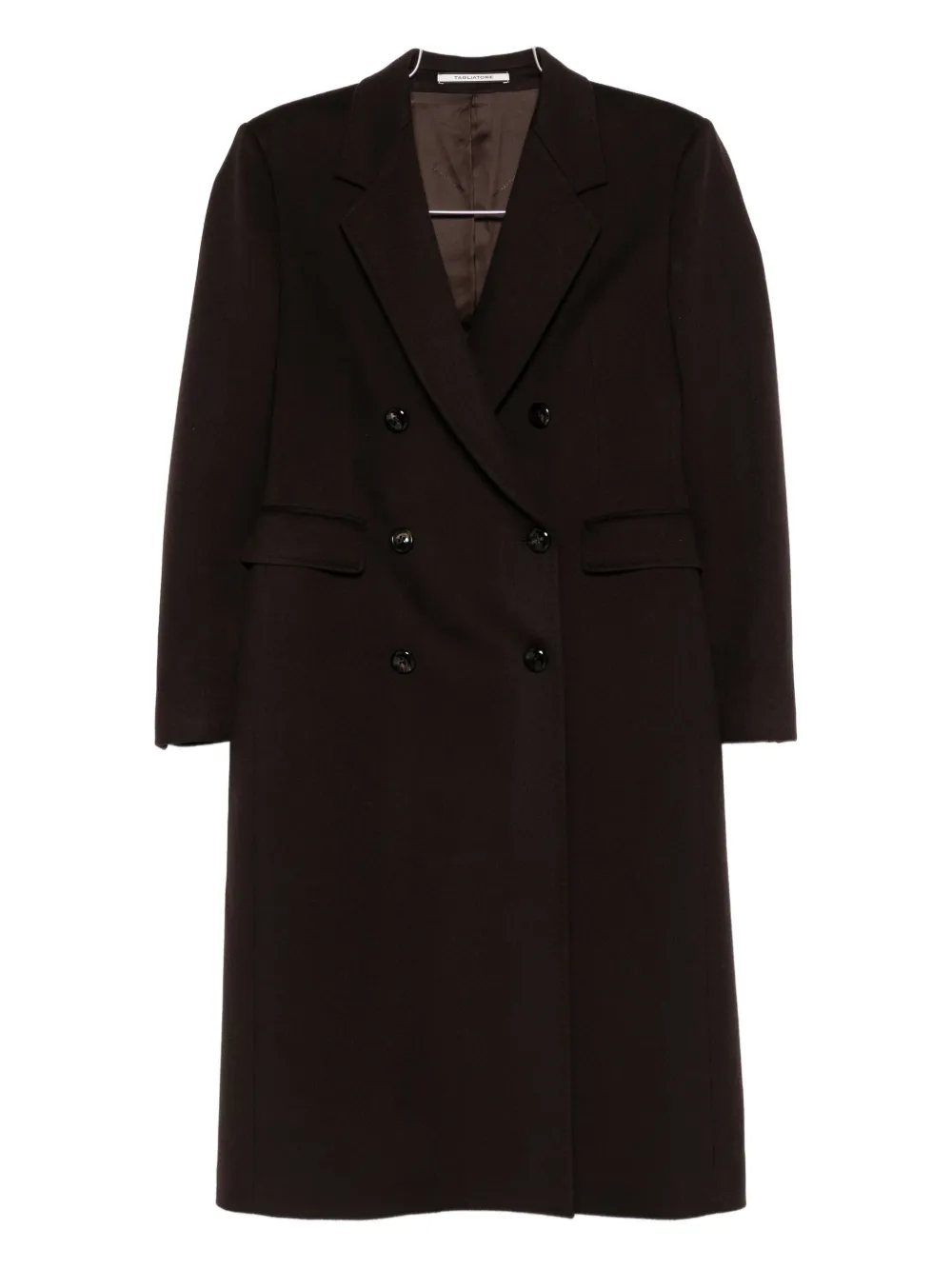 

Двубортное пальто из кашемира Tagliatore, черный