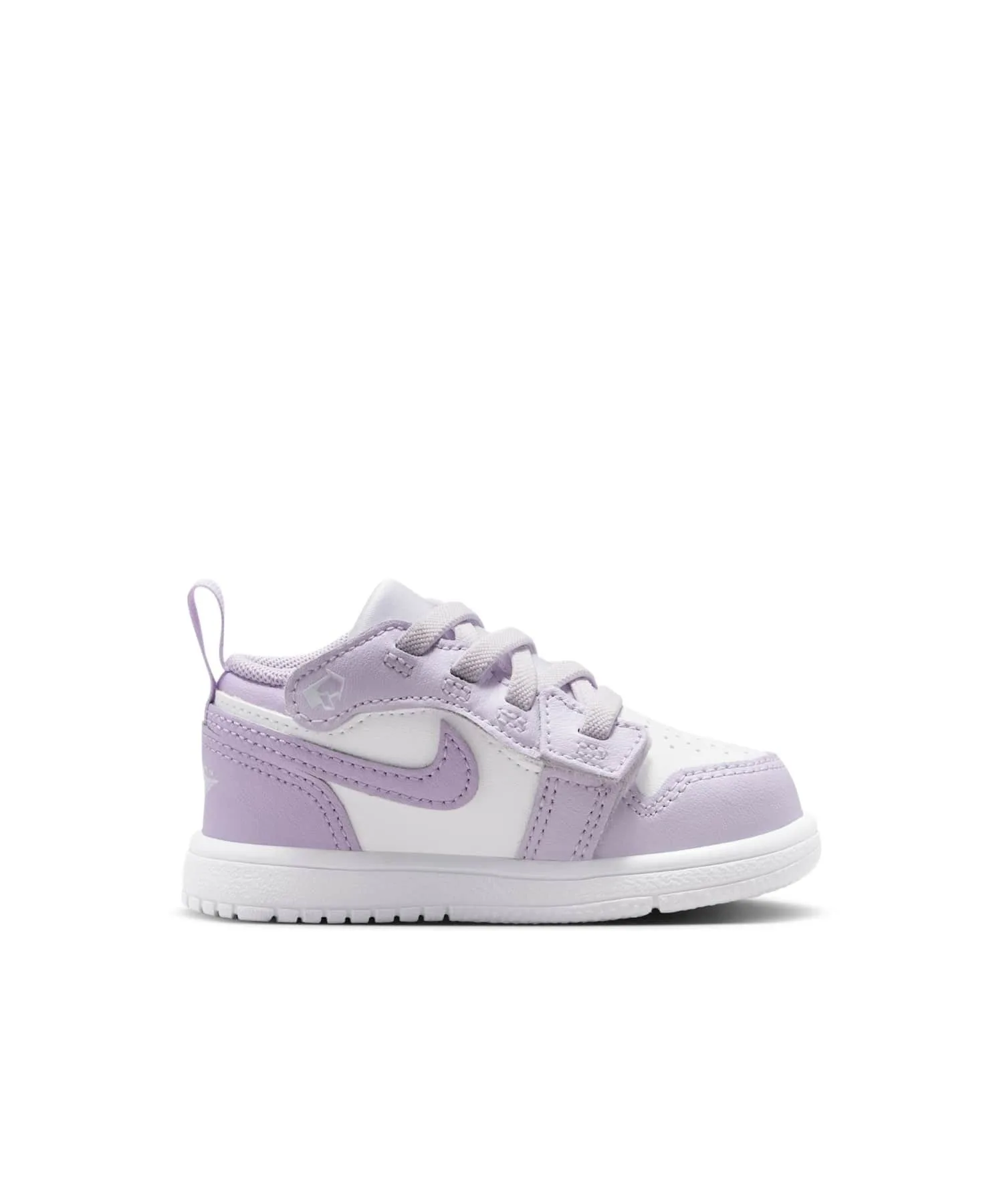 Детские кроссовки с липучками Jordan 1 Low Alt DR9747-500 Barely Grape фиолетовые — фото 3