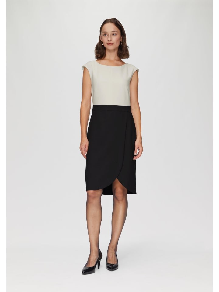 

Короткое платье sOliver BLACK LABEL kurz, цвет schwarz-weiß