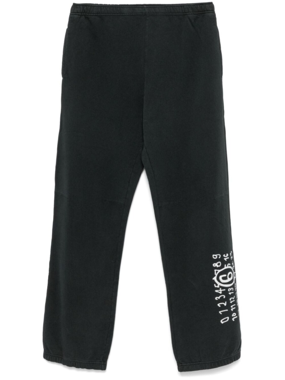 

MM6 Maison Margiela спортивные брюки с принтом в виде цифр, черный