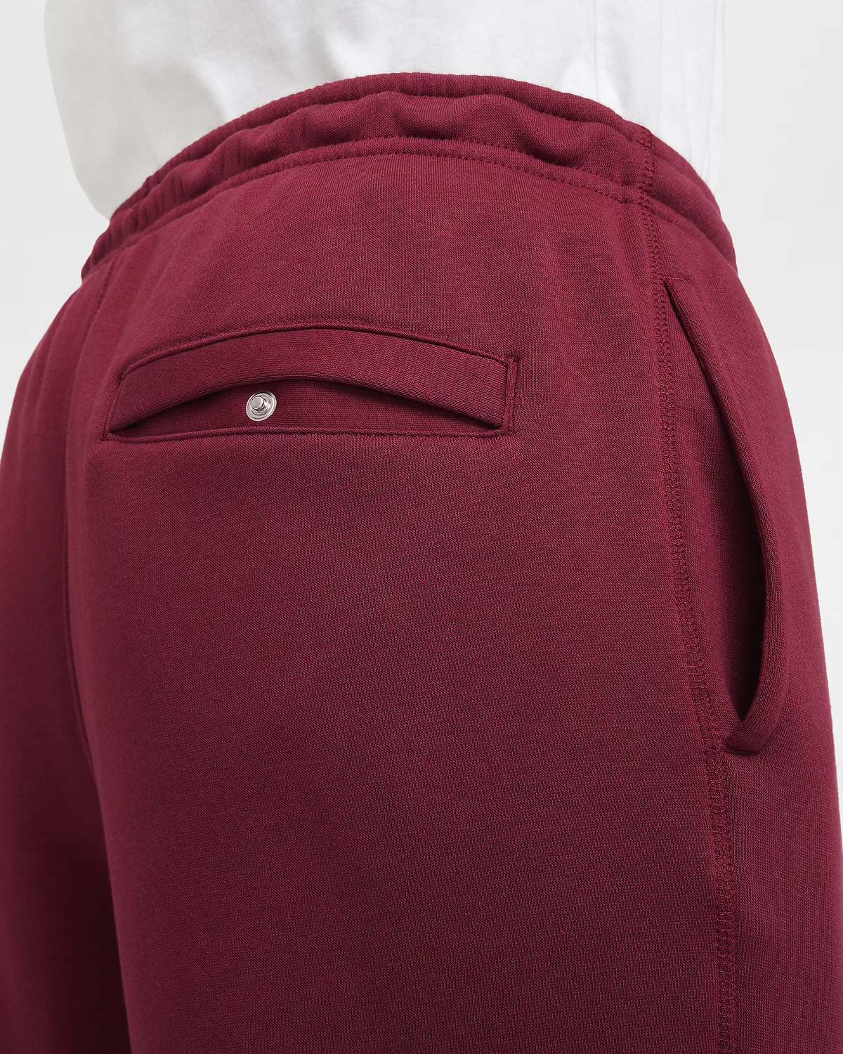 Мужские флисовые джоггеры Nike Club Fleece, Team Red/Team Red — фото 4