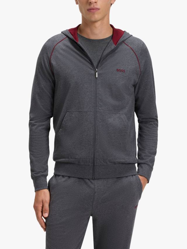 

Байка BOSS из хлопковой смеси с молнией HUGO BOSS, Charcoal