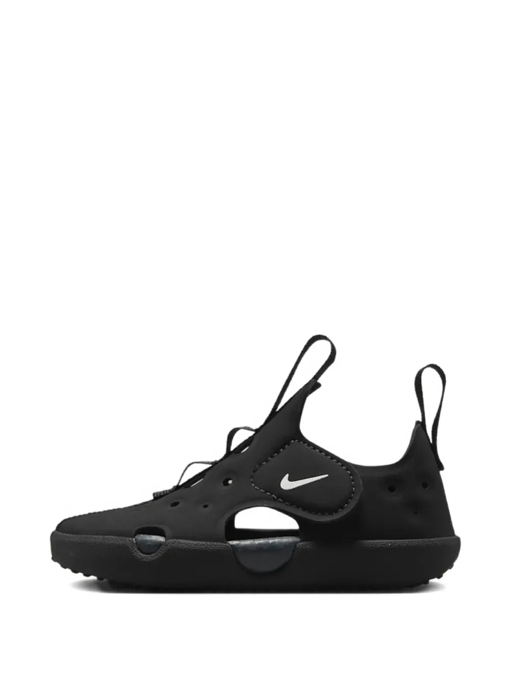 Сандалии с четырьмя вырезами и защитой от солнечных лучей Nike Kids, черный