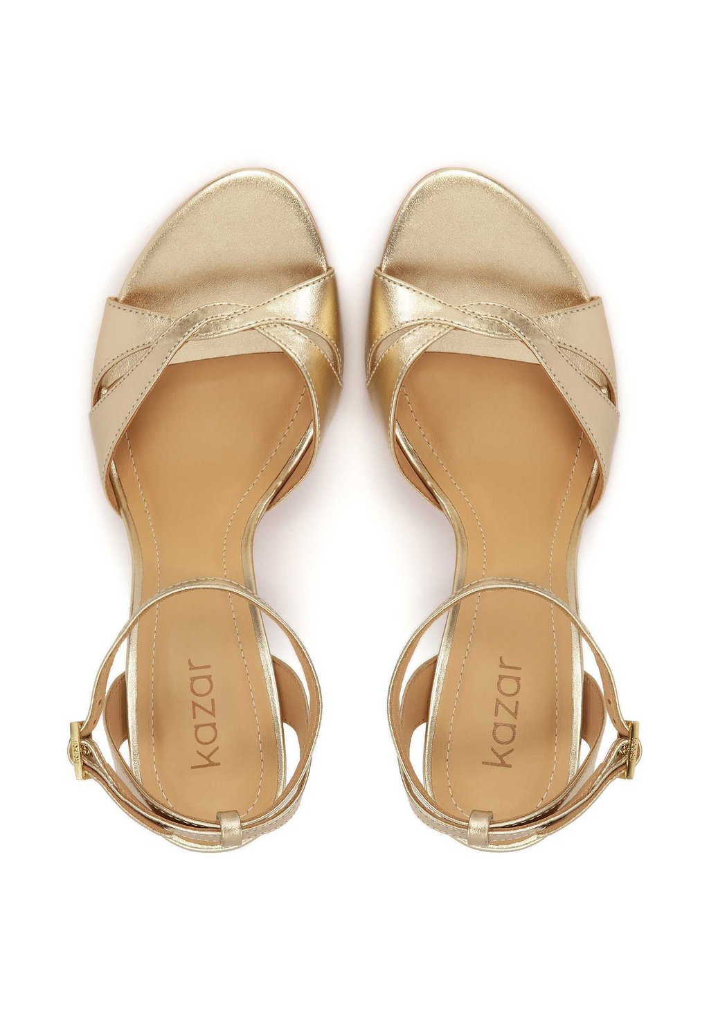 Сандалии MEGAN - High heeled sandals Kazar, золотой — фото 3