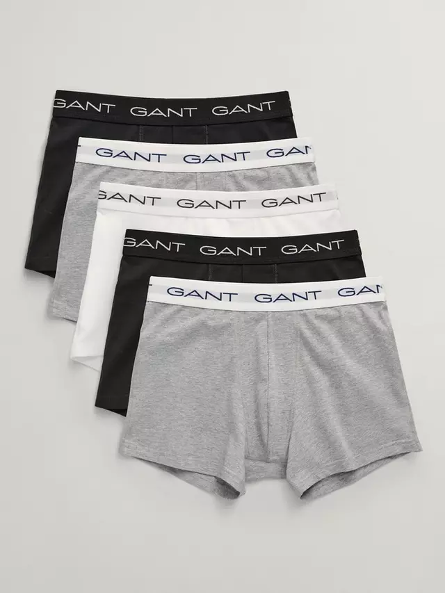 

Трусы GANT Cotton Stretch Jersey 5 шт, цвет black/multi