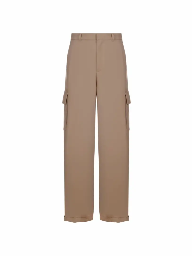 

Брюки карго с логотипом Off-White, бежевый