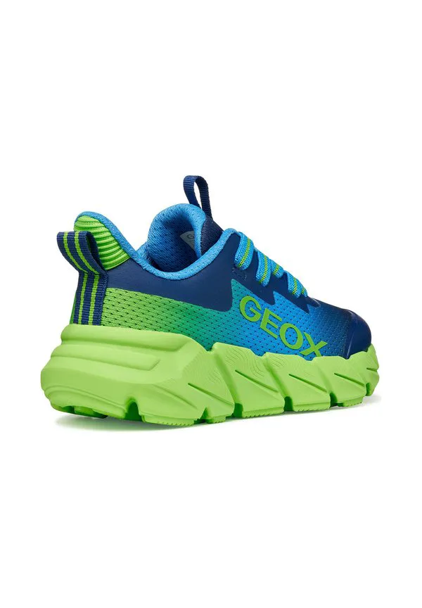 Быстрые кроссовки flexyper Geox, Light Blue Lime — фото 4