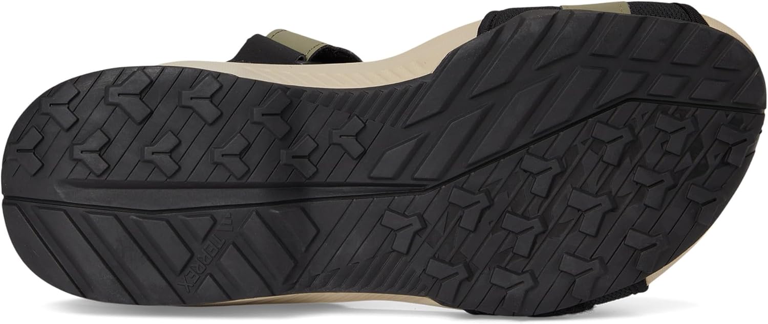 Сандалии для походов adidas Terrex Hydroterra унисекс для взрослых, черный/бежевый/оливковый — фото 3