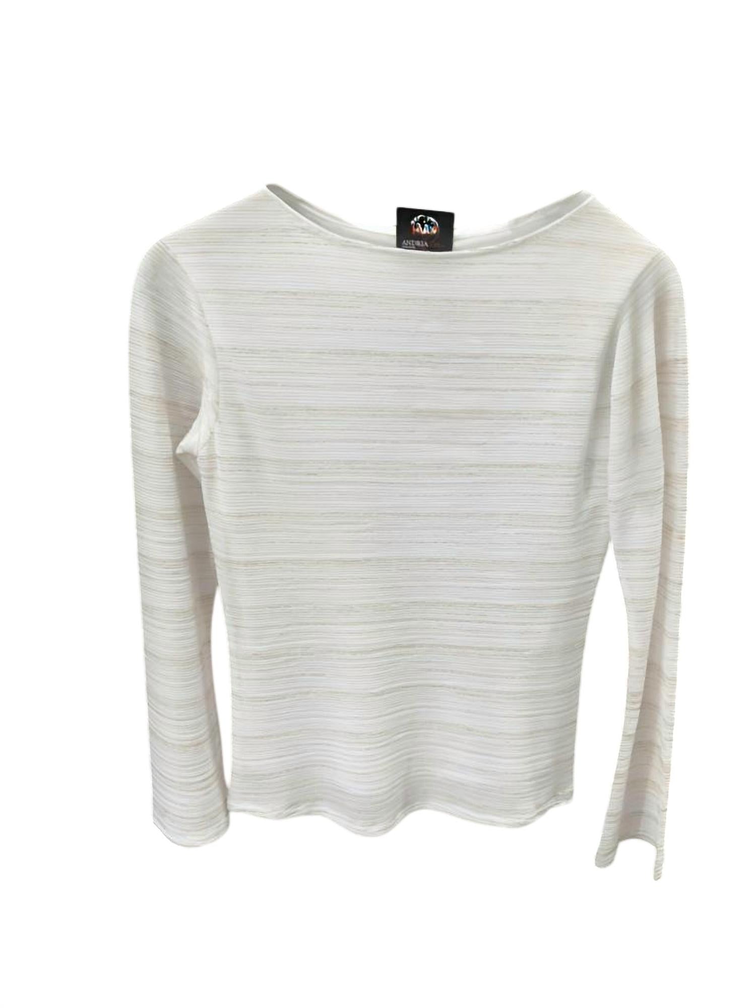 

Топ Tina в бело-золотом цвете Andria Lieu