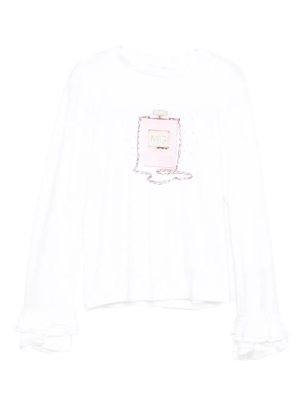 

Блузка с оборками Miss Grant Kids, белый