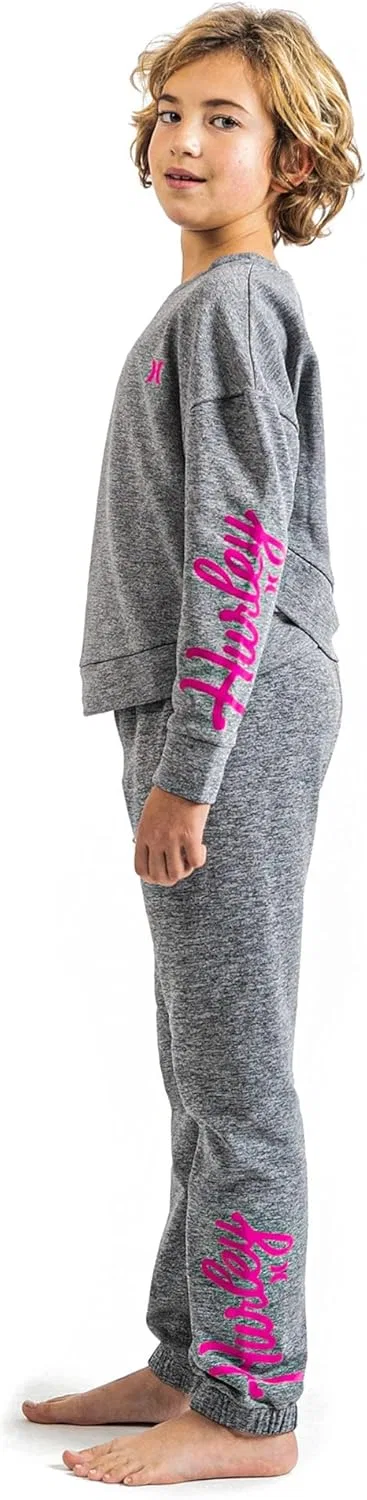 Детские спортивные брюки Hurley из мягкой вязки, Black/Beach Active — фото 3