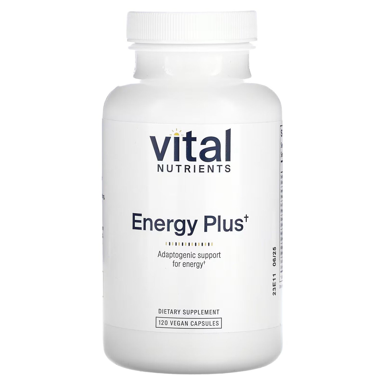 

Energy Plus, 120 веганских капсул Vital Nutrients