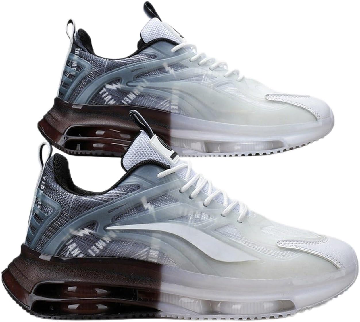 

Кроссовки для мужчин LIAHUIMIO, высокие, для ходьбы, спортивные, повседневные, модные стильные мужские Generic, Black Out