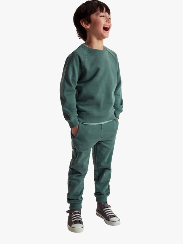 

Детские хлопковые джоггеры Polarn O. Pyret, Green