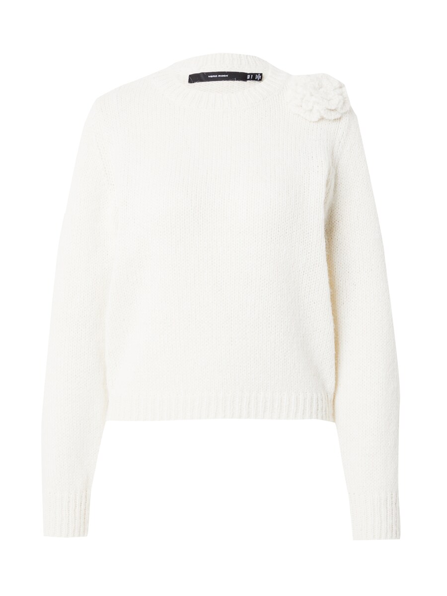 

Тонкий вязаный свитер VERO MODA Sweater VMAdia, экрю