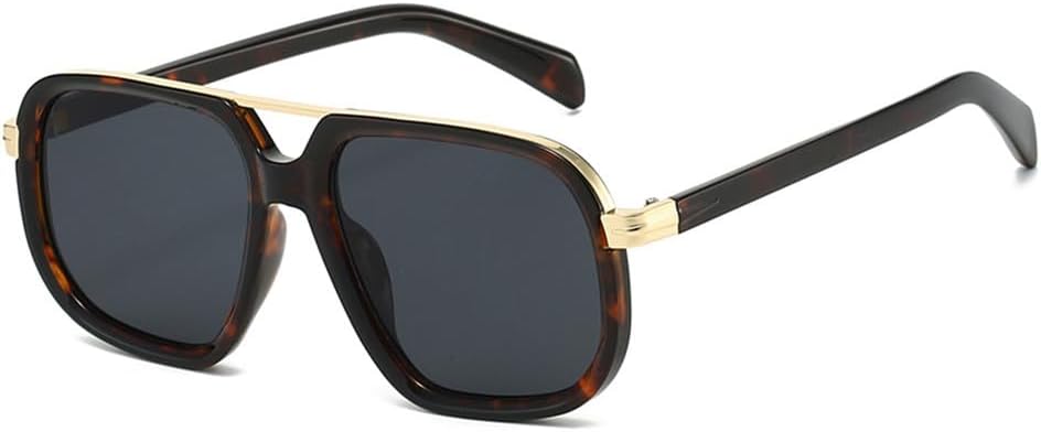 

Популярные модные солнцезащитные очки для женщин в стиле ретро с градиентным переходом, защита от УФ-излучения UV400 для мужчин, солнцезащитные очки для активного отдыха KTUCN, Leopard Black