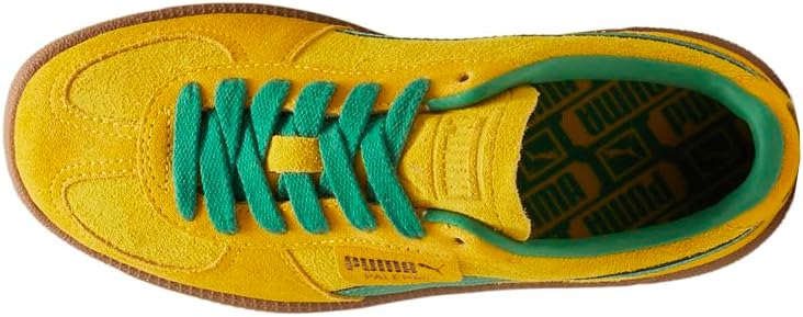 Кроссовки Puma Palermo для детей унисекс (для старших детей), зеленый/желтый — фото 4