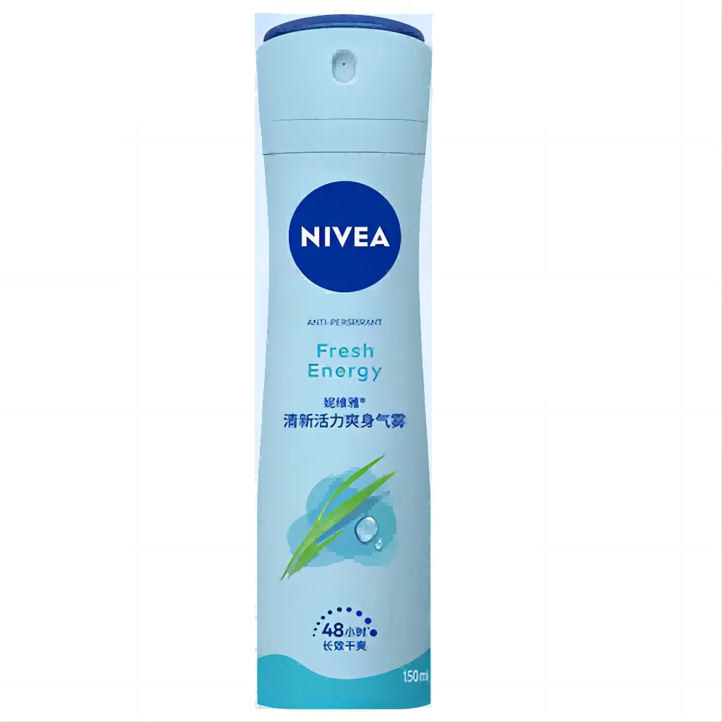 NIVEA Освежающий антиперспирант-спрей для подмышек с охлаждающим эффектом, 150 мл, Black White Outstanding Antiperspirant Spray 150ml — фото 2