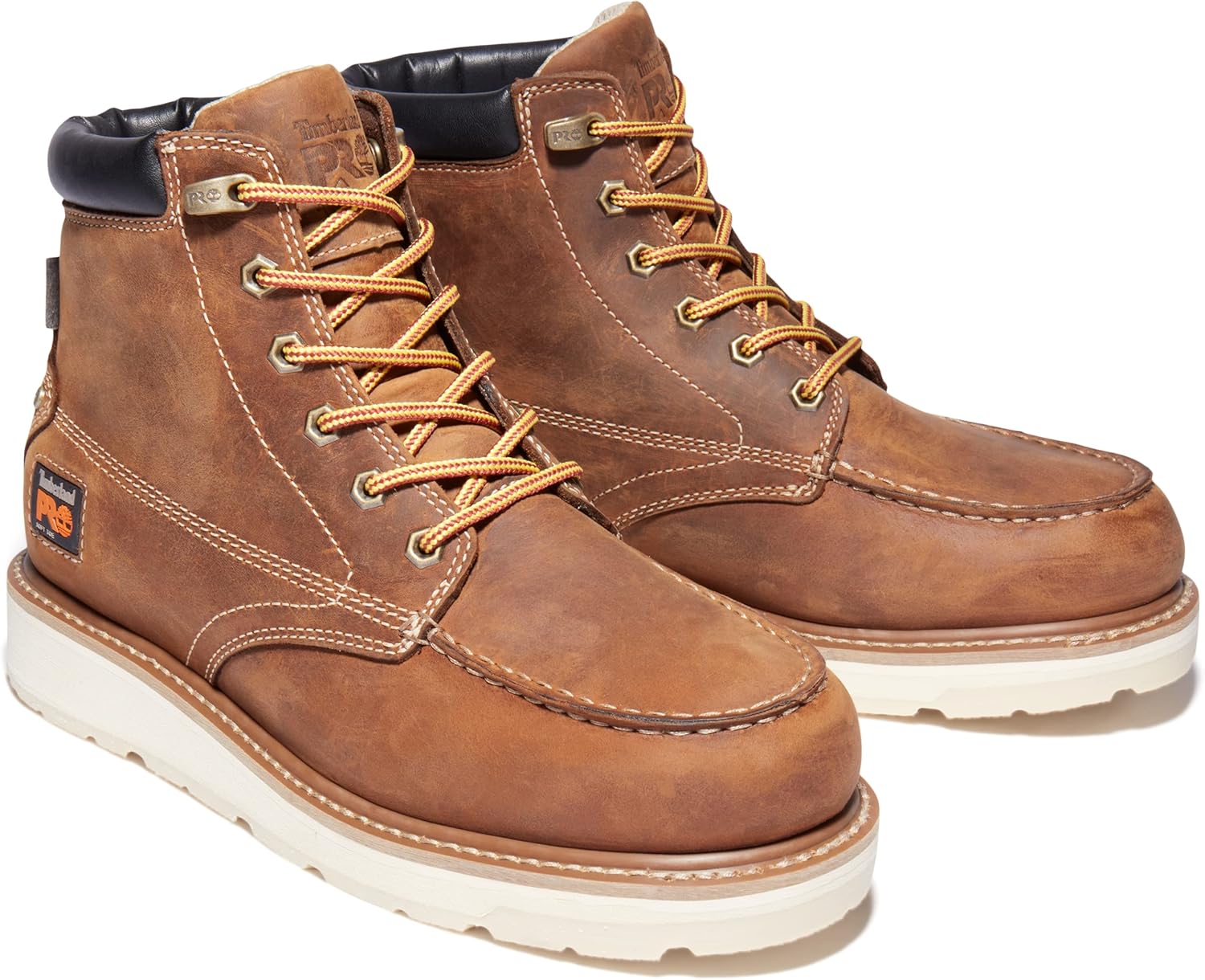 Timberland PRO мужские Gridworks 6 дюймов Soft Toe Waterproof Industrial Wedge рабочие ботинки, Golden Brown — фото 2