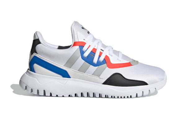 Кроссовки flex j Adidas, белый — фото 2