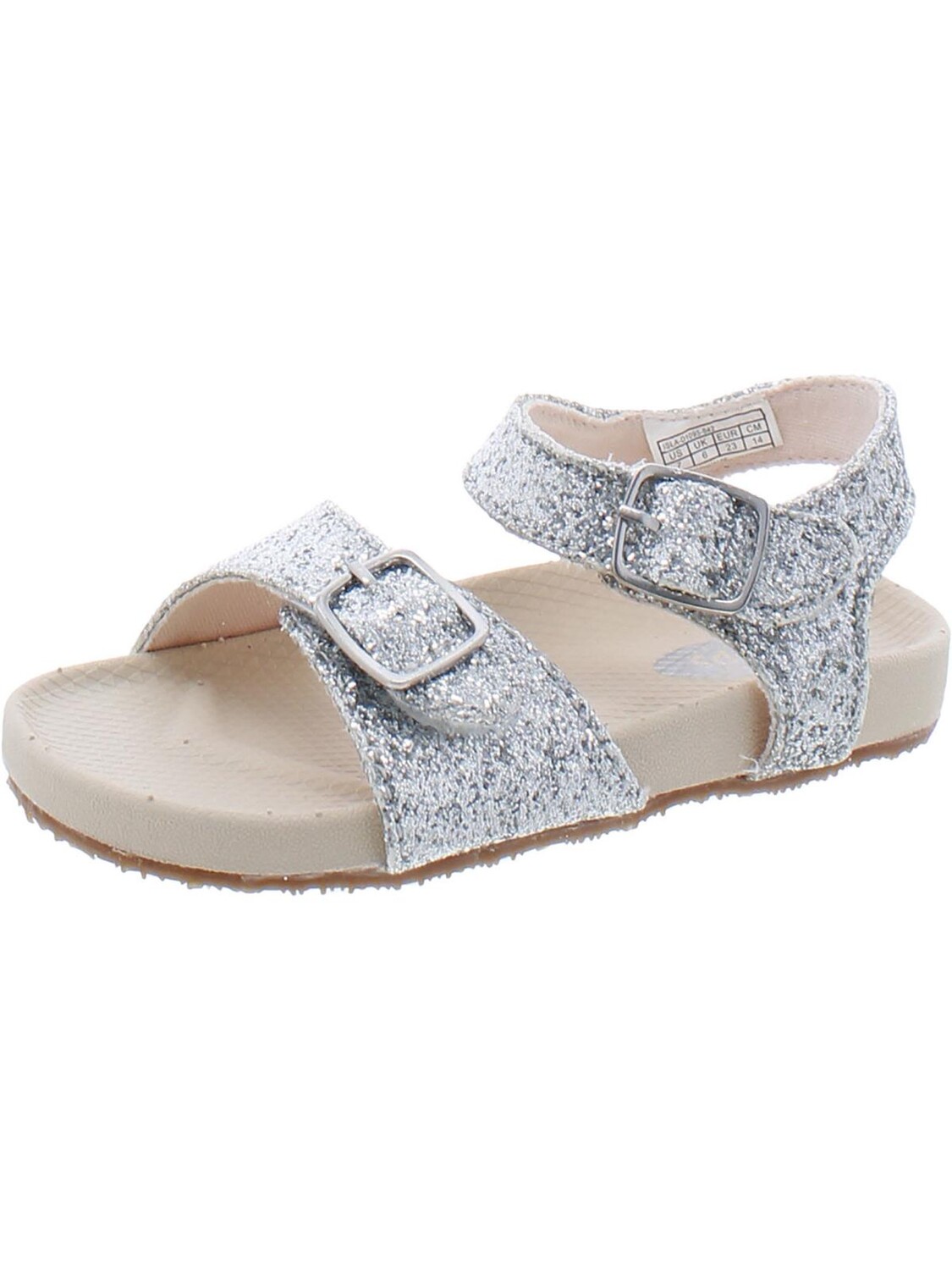 

Сандалии Isla Girls с блестящей пяткой на пятке для малышей Dr. Scholl's Shoes, цвет Silver Glitter