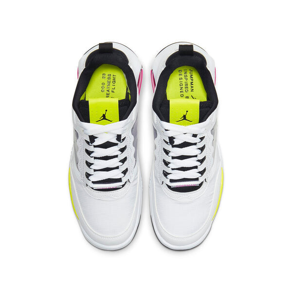 Кроссовки Air Jordan Air Max 200, белый/желтый/фиолетовый — фото 4