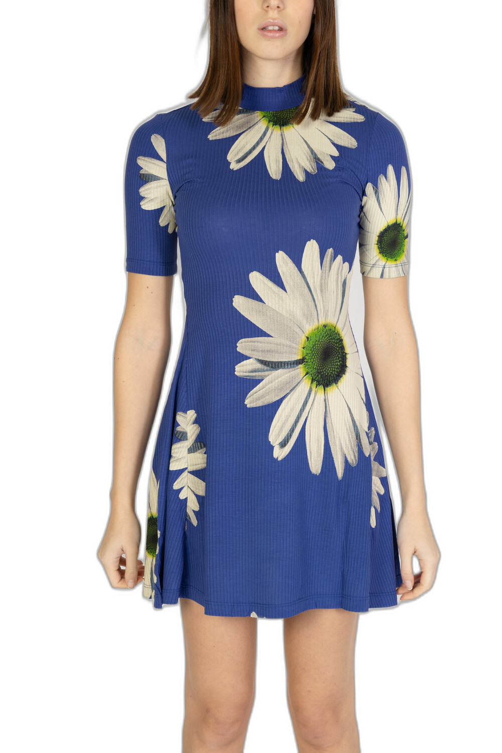 

Платье Desigual с цветами, синий