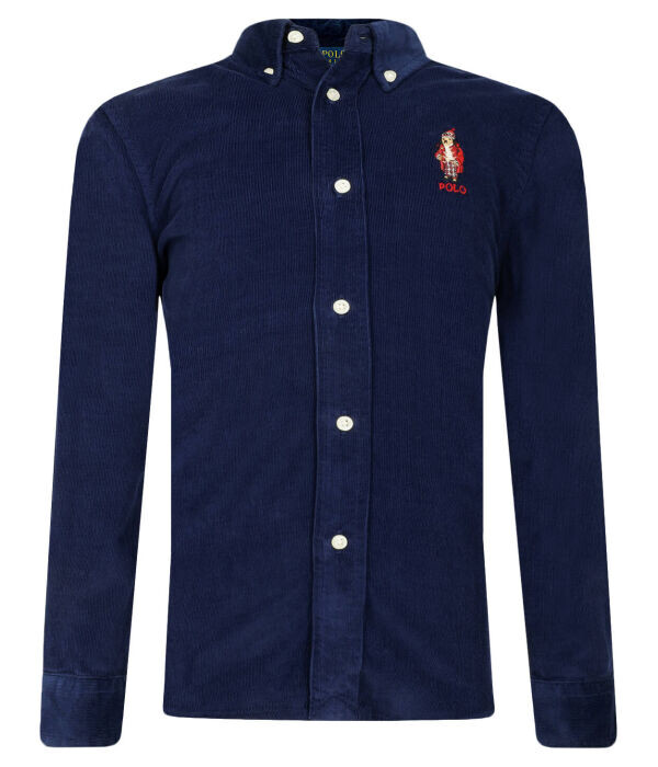 

Рубашка Polo Ralph Lauren Regular Fit с вышивкой, синий