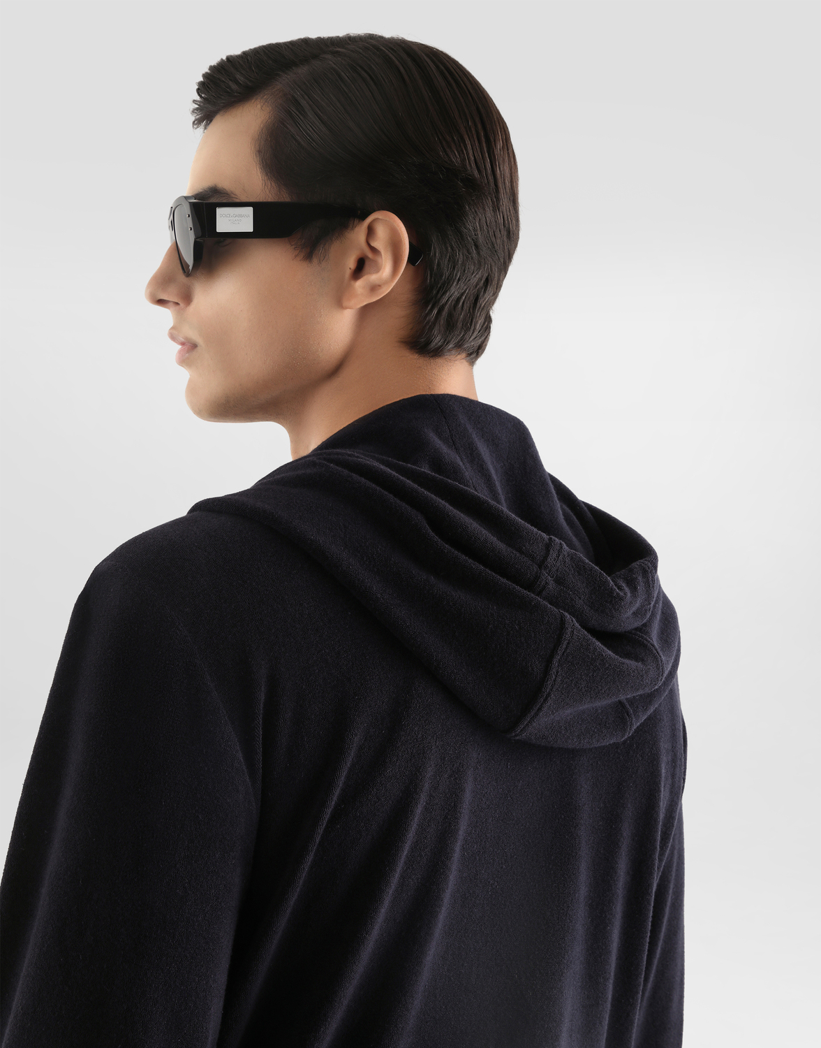 Толстовка Dolce & Gabbana Cotton terry, синий — фото 3