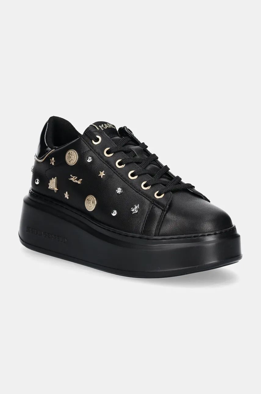 

Кожаные кроссовки Karl Lagerfeld ANAKAPRI, черный