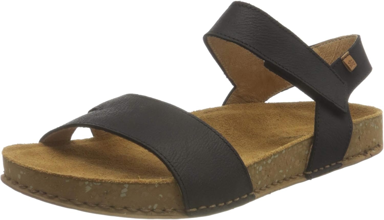 

Мужские сандалии El Naturalista с пряжкой на пятке, белый/черный