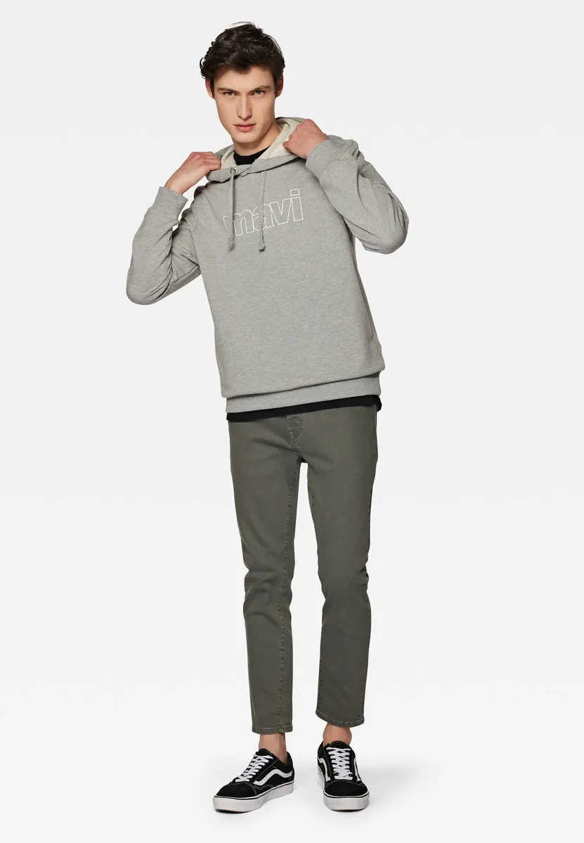 

Толстовка Mavi "MAVI LOGO HOODIE", базовая толстовка, серый