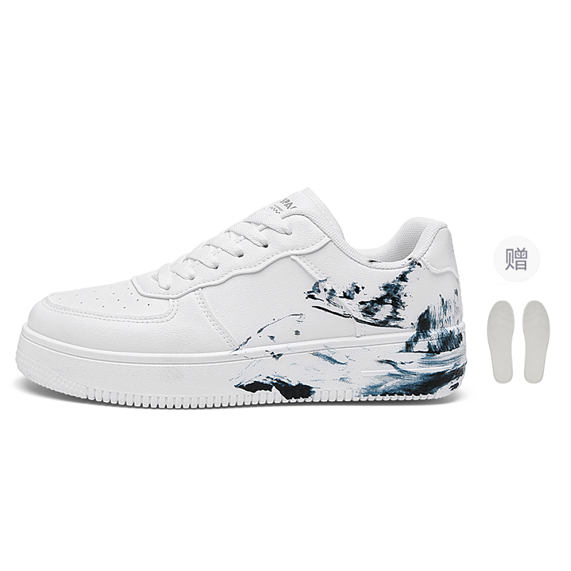 

Низкие кеды для скейтбординга унисекс ZHONGGUOHANGTIAN, Ocean Current (Spray Painting)[Includes Fleece-Lined Insole]