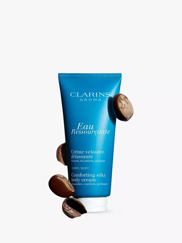 Успокаивающий шелковистый крем для тела Eau Ressourçante, 200 мл Clarins — фото 2