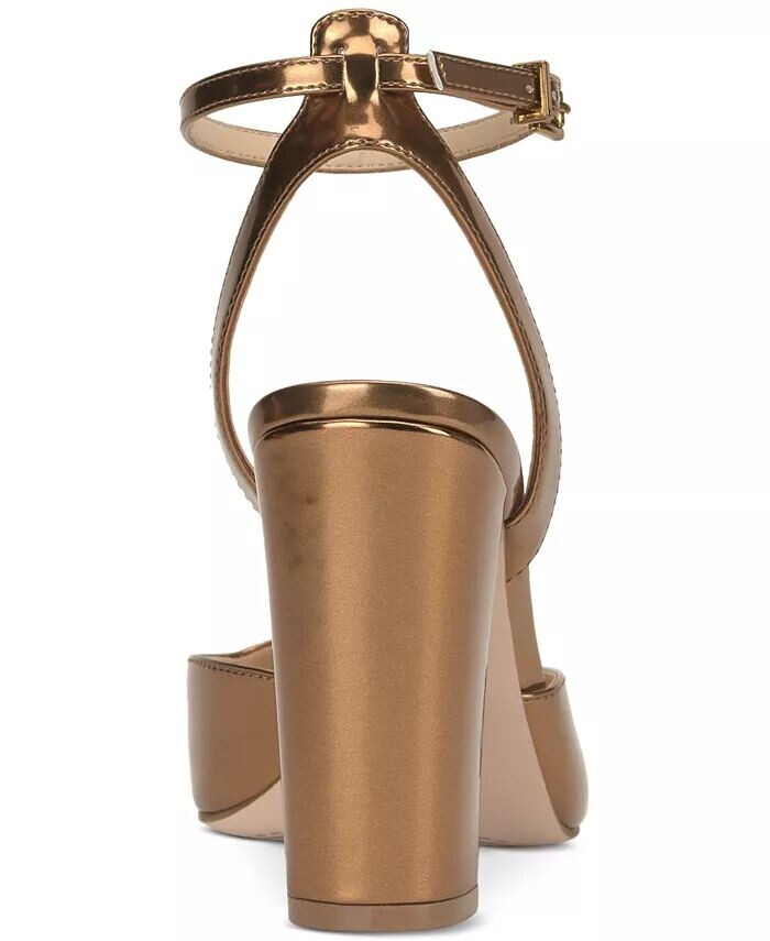 Женские двухсекционные туфли-лодочки Nazela с острым носком Jessica Simpson, коричневый — фото 3