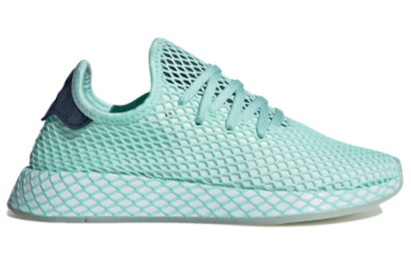 Кроссовки оригиналы deerupt runner для зеленых Adidas, зеленый — фото 2