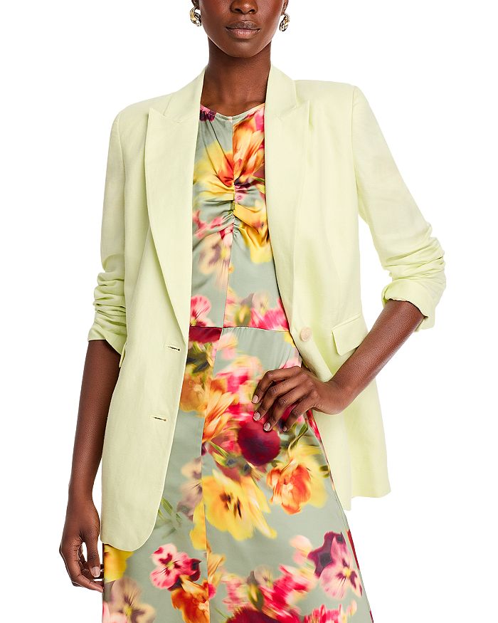 

Однобортный блейзер BCBGMAXAZRIA, зеленый